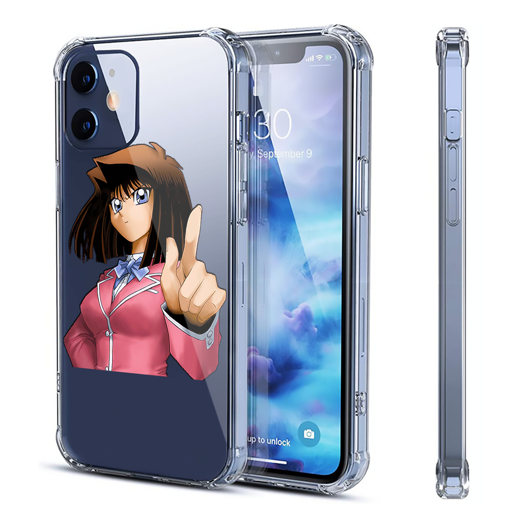 （画像用） 遊☆戯☆王 Yu-Gi-Oh! 【iPhone 12シリーズ対応】透明スマホケース（クリアソフトケース）